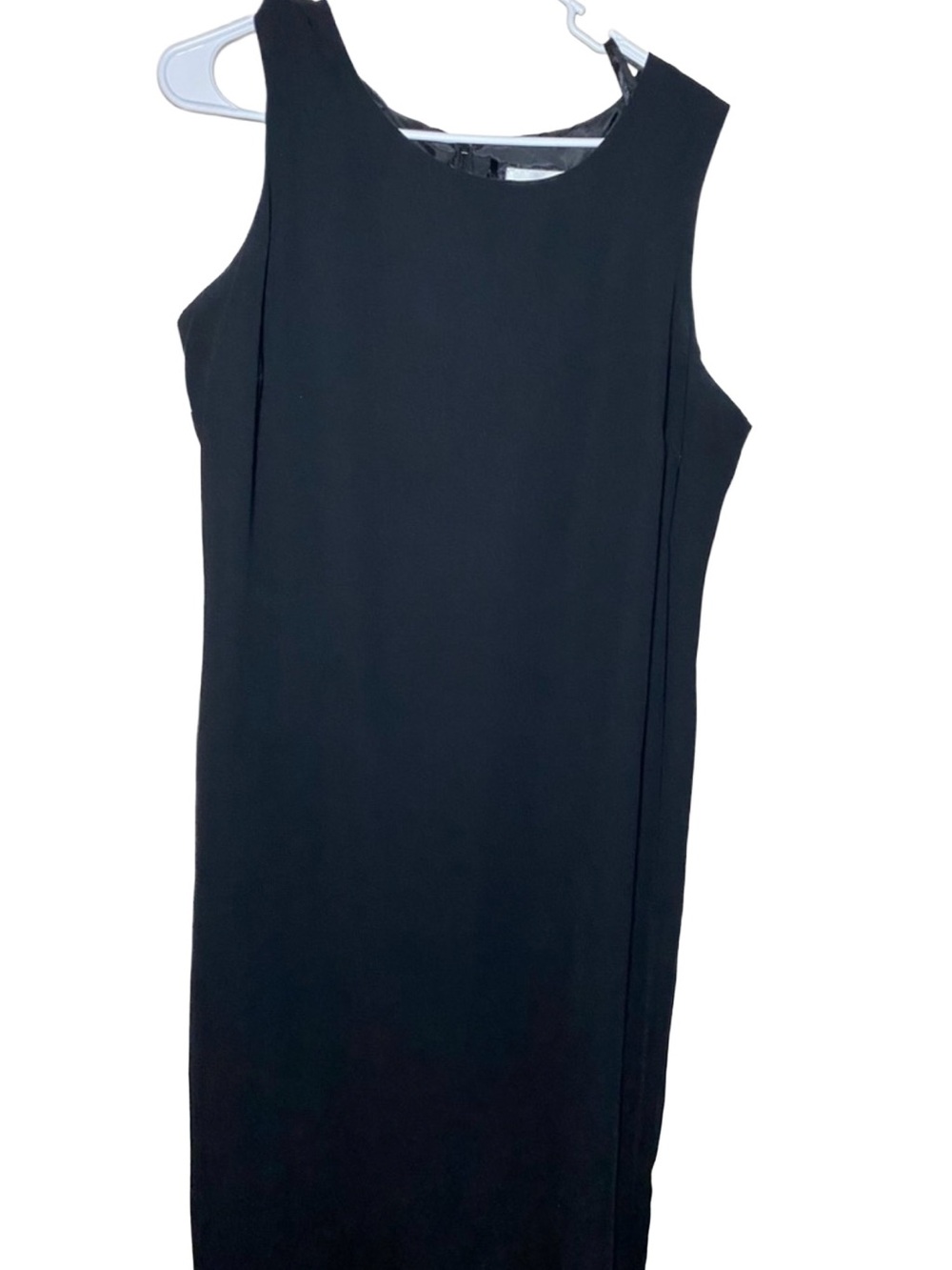 Koret Dress Petite 16P Black Sleeveless Formal‎ Shift Style